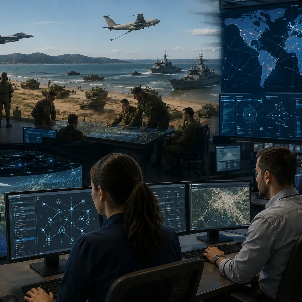 Joint collective training supported by secure ICT infrastructure and simulation environments