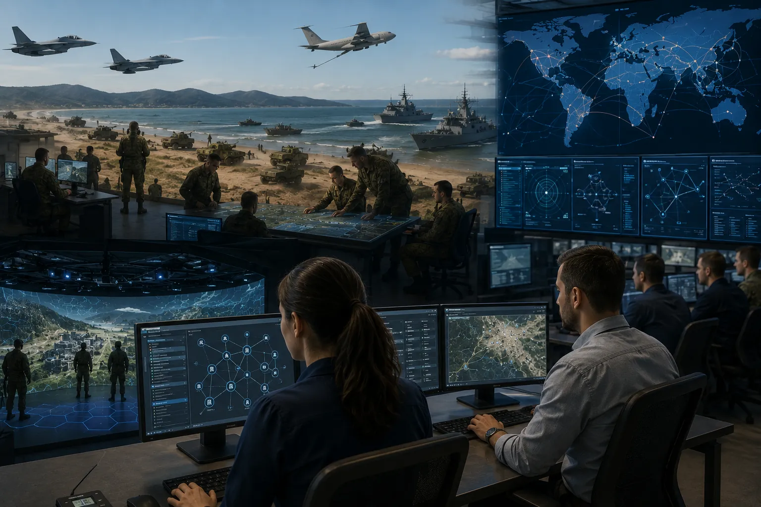 Joint collective training supported by secure ICT infrastructure and simulation environments