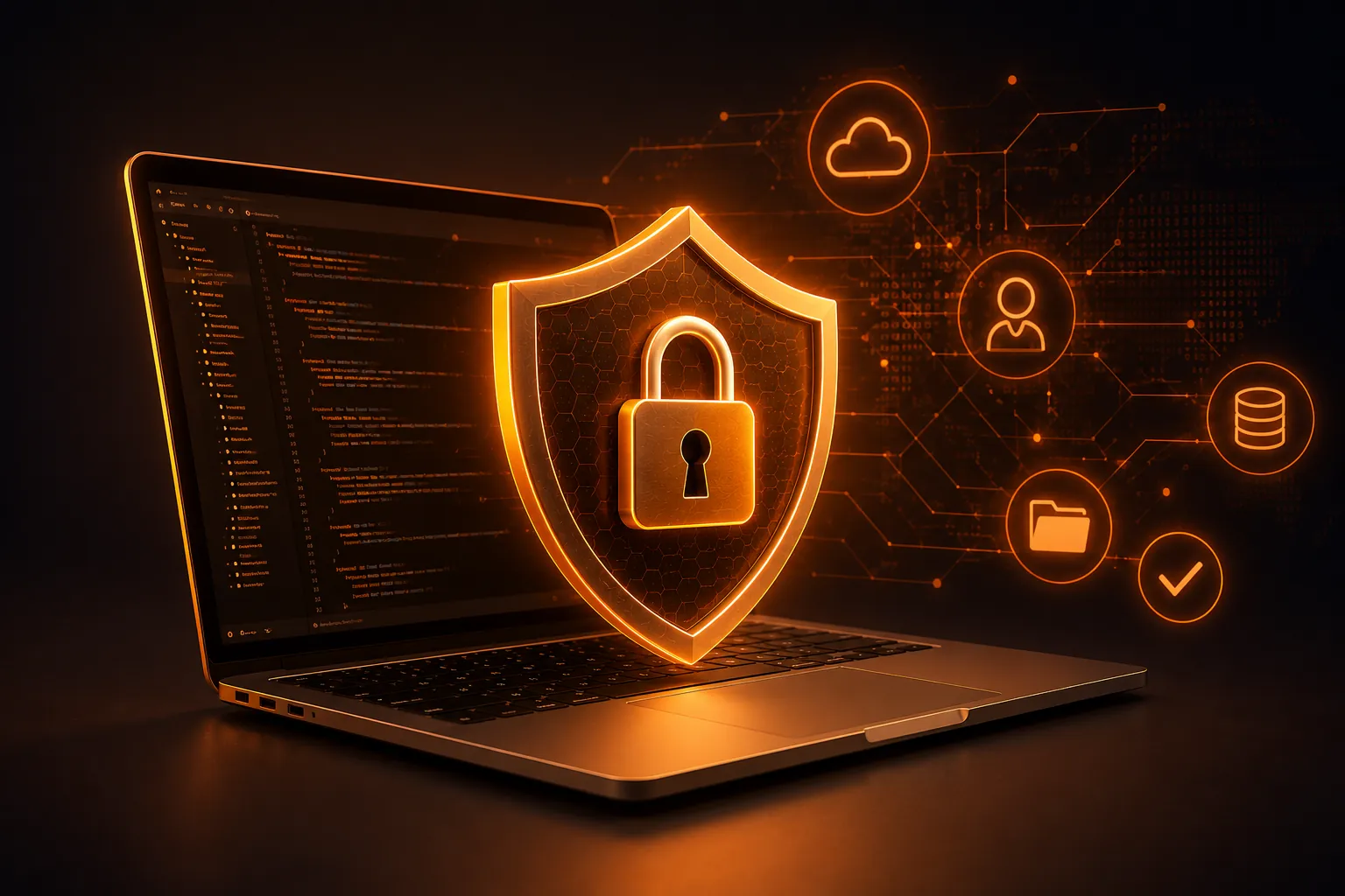 Secure software lifecycle management with version control, security scanning and governed deployment